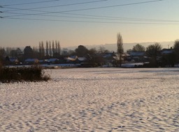 Galhampton Village in the snow_small